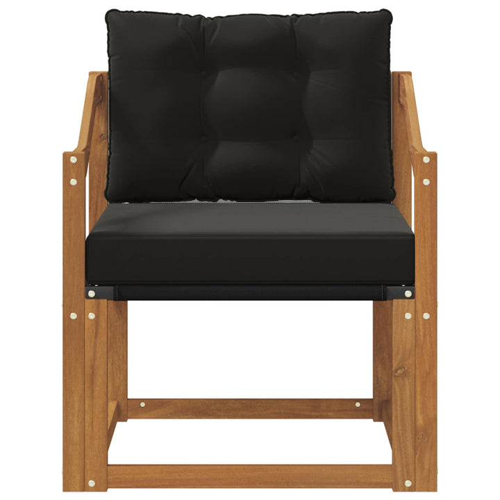 2 Stk Udendørs sofa Massivt Akacietræ Naturfarvet