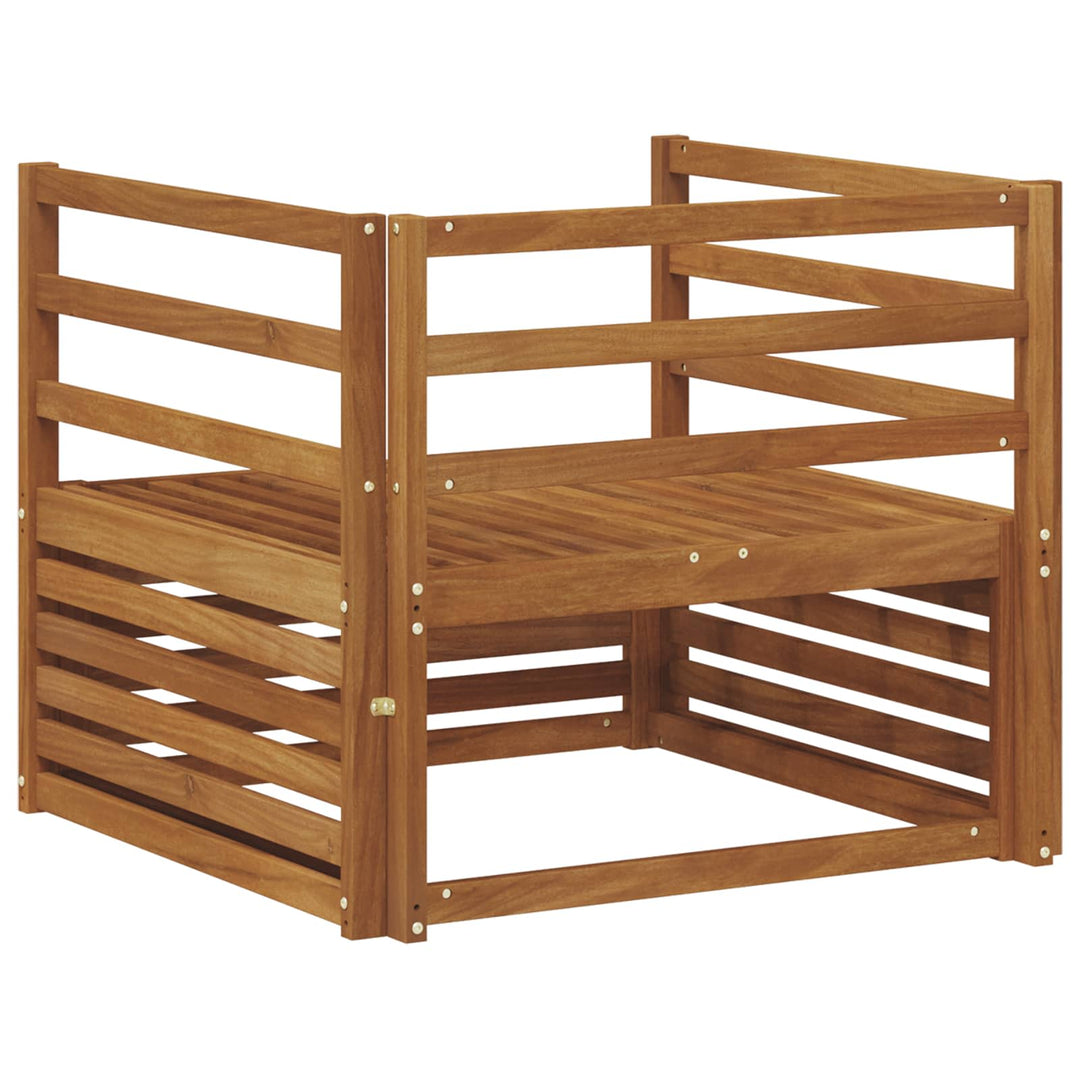 2 stk. Udendørs sofa Naturfarvet