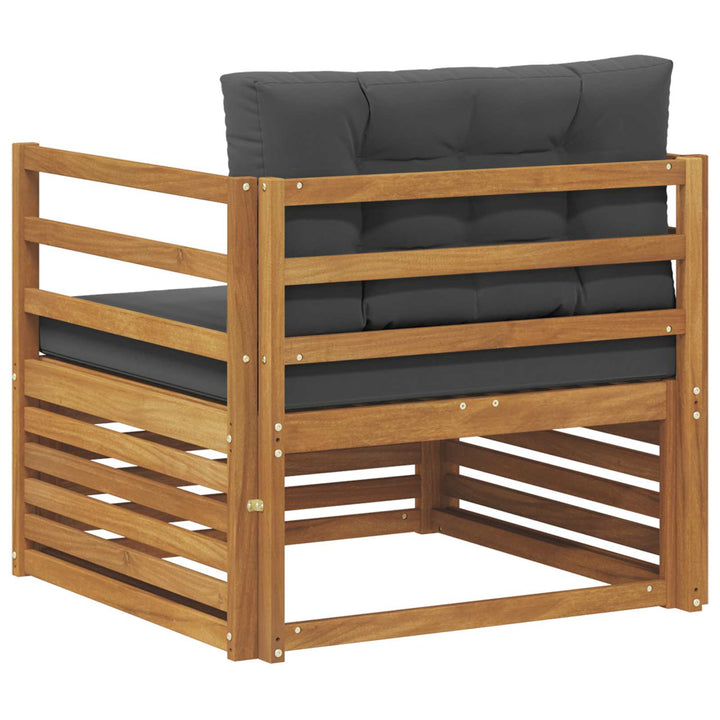 Udendørs sofa Soli Akacietræ og polyester Naturlig og Antracit