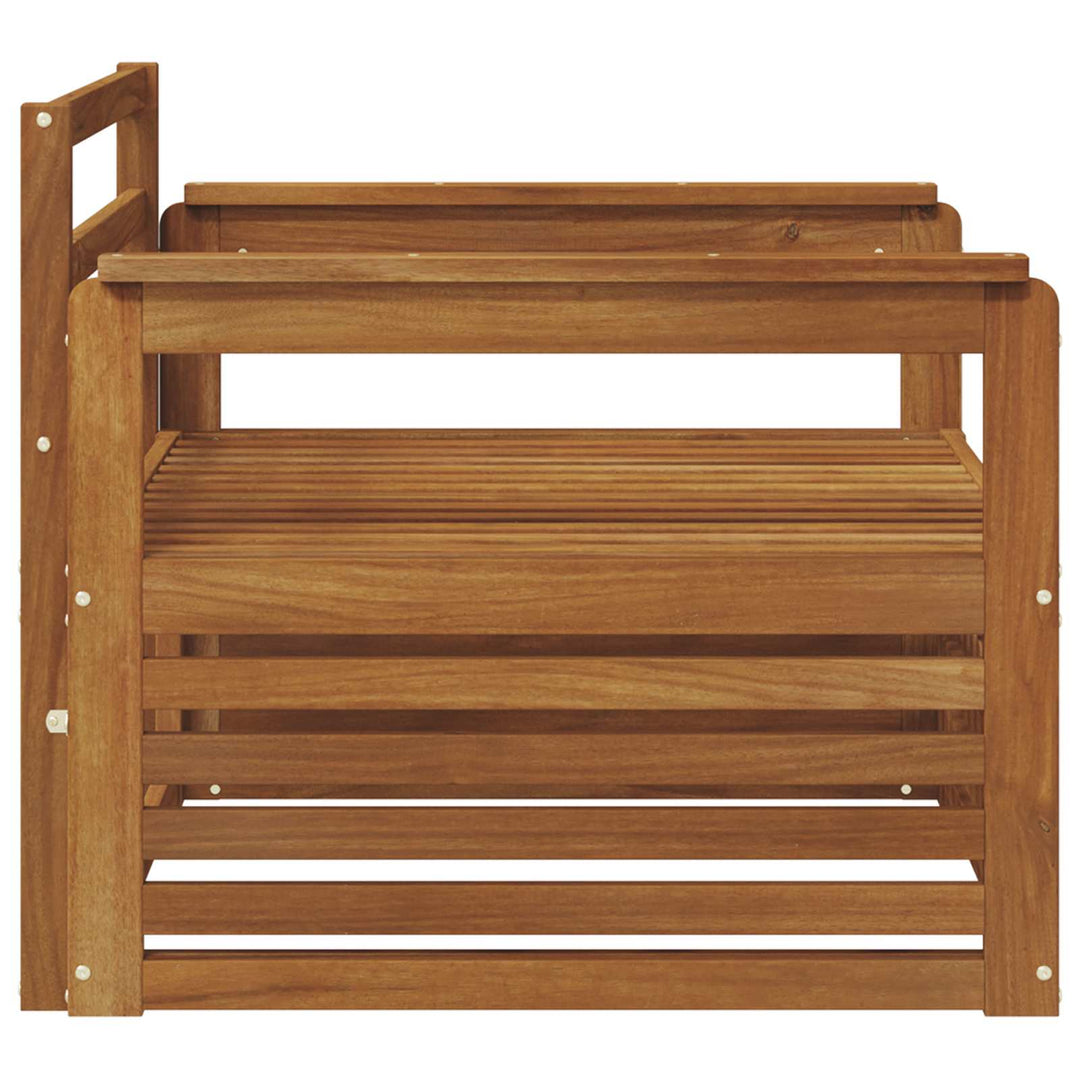 2 stk. Udendørs sofa Naturfarvet