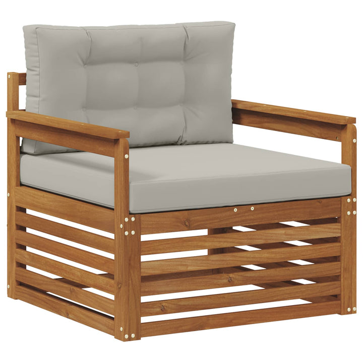 Udendørs sofa Soli Akacietræ og polyester