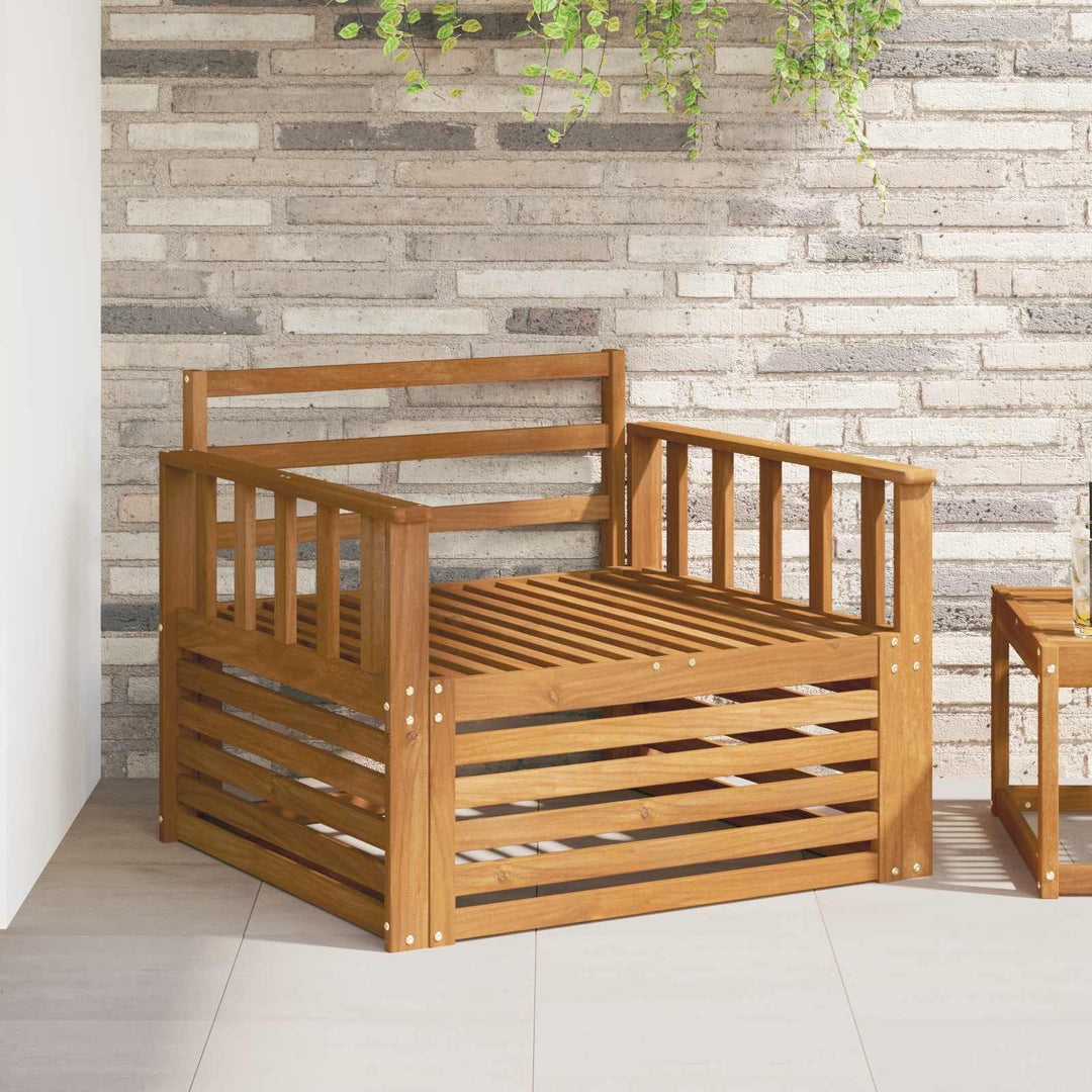 2 stk. Udendørs sofa Naturfarvet
