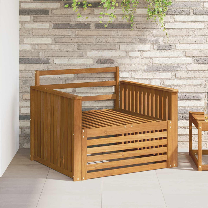 2 Stk Udendørs sofa Naturfarvet