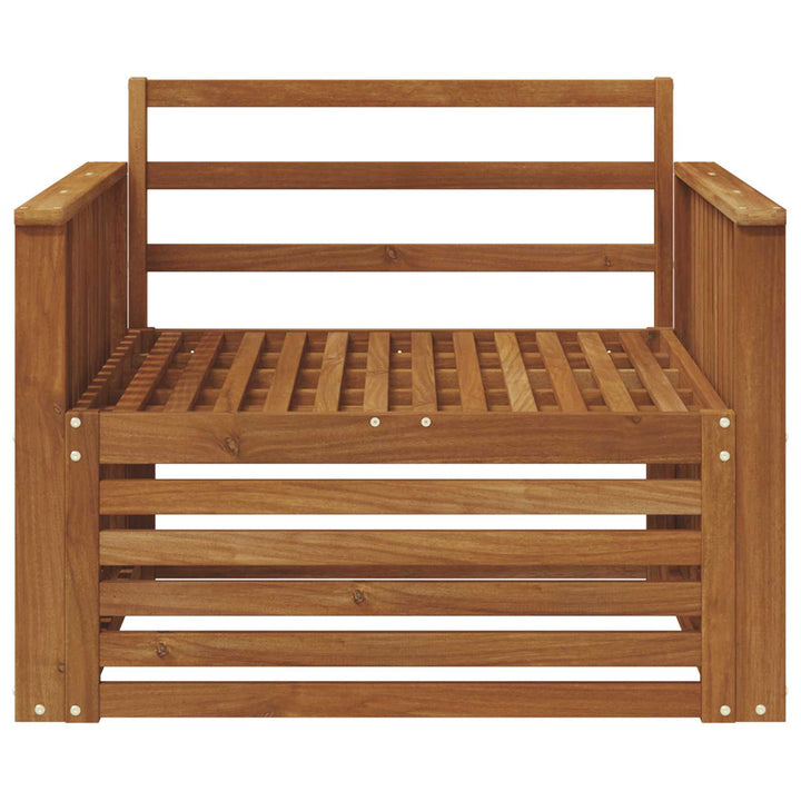 2 Stk Udendørs sofa Naturfarvet