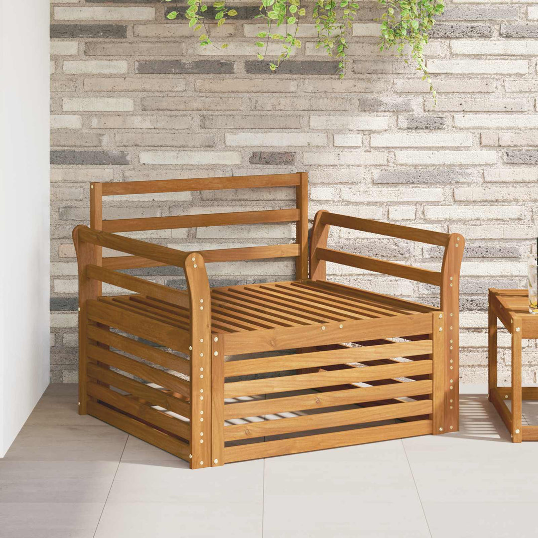 2 Stk Udendørs sofa Naturfarvet