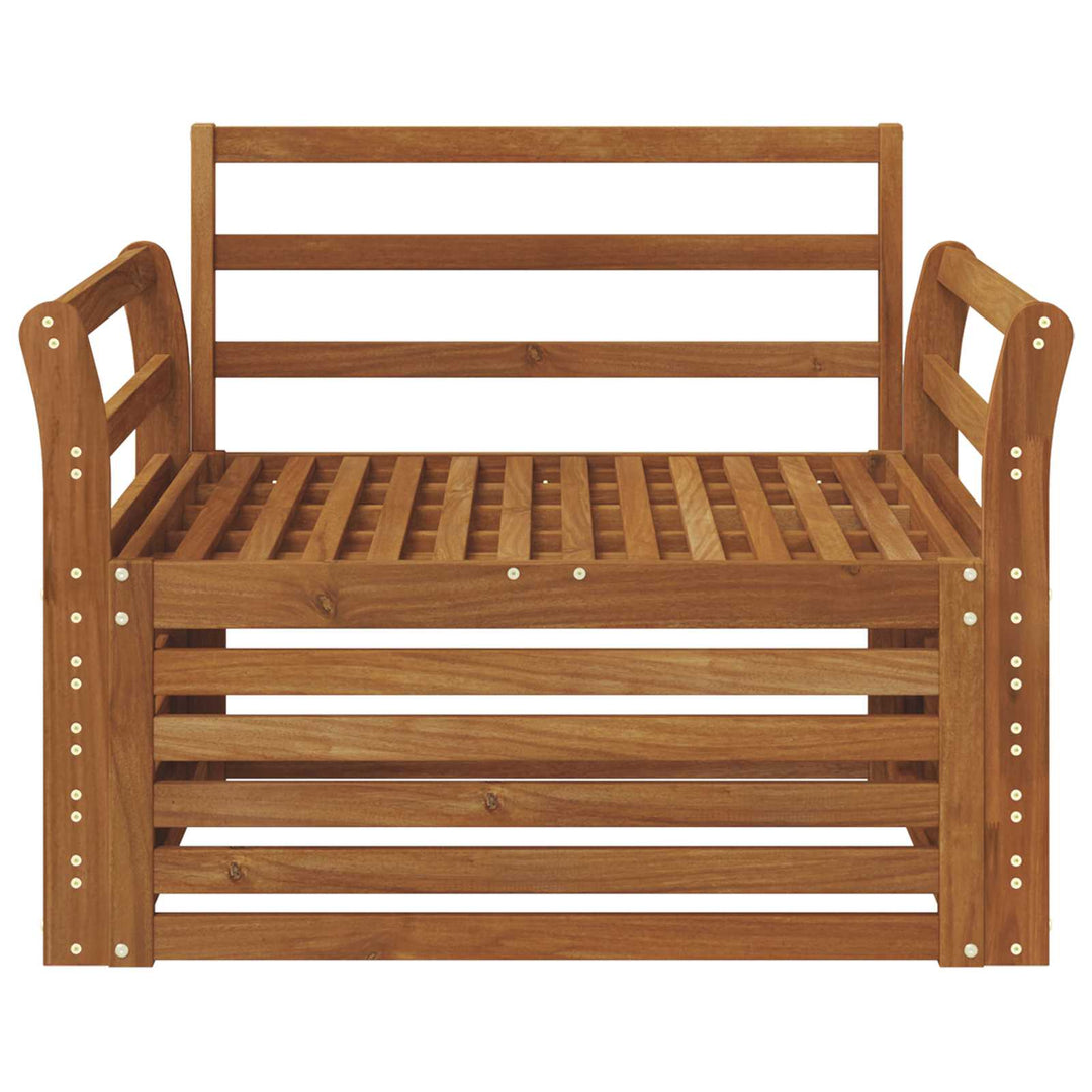 2 Stk Udendørs sofa Naturfarvet