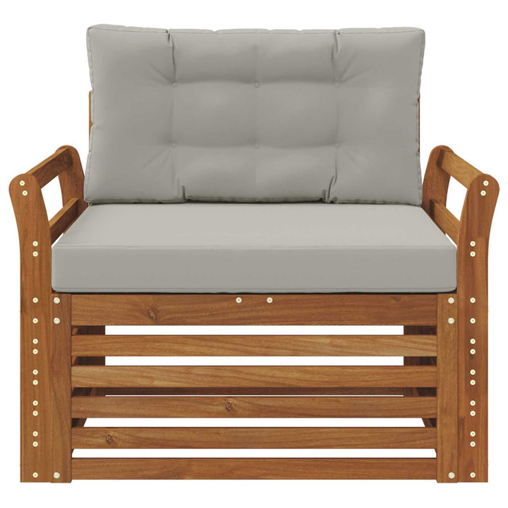 Udendørs sofa Soli Akacietræ og polyester