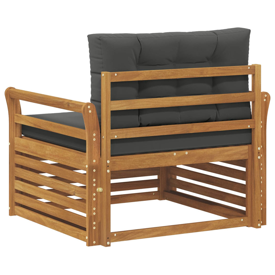 Udendørs sofa Soli Akacietræ og polyester Naturlig og Antracit