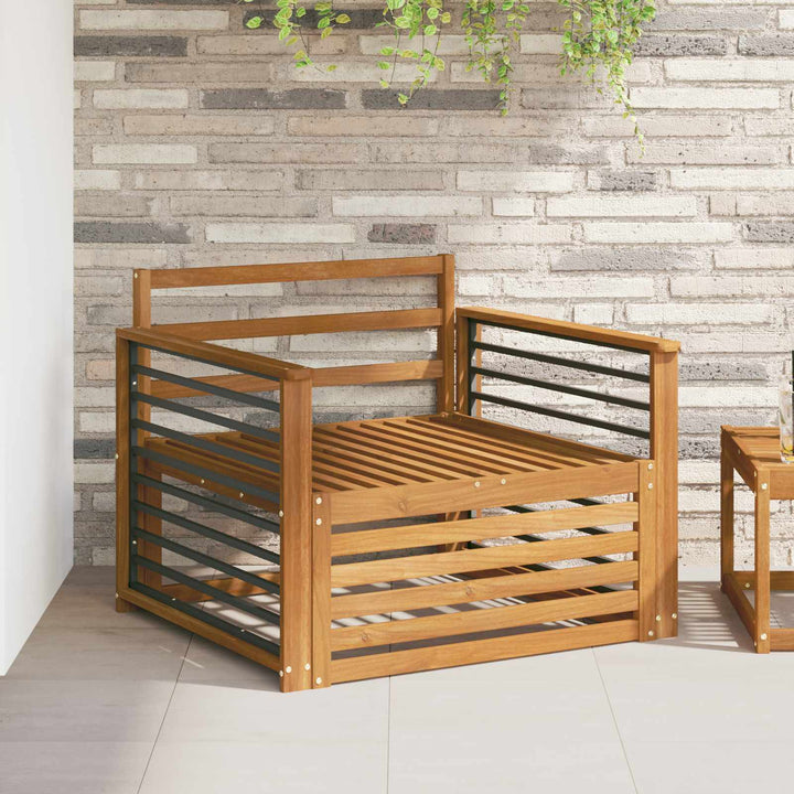 2 stk. Udendørs sofa Naturfarvet