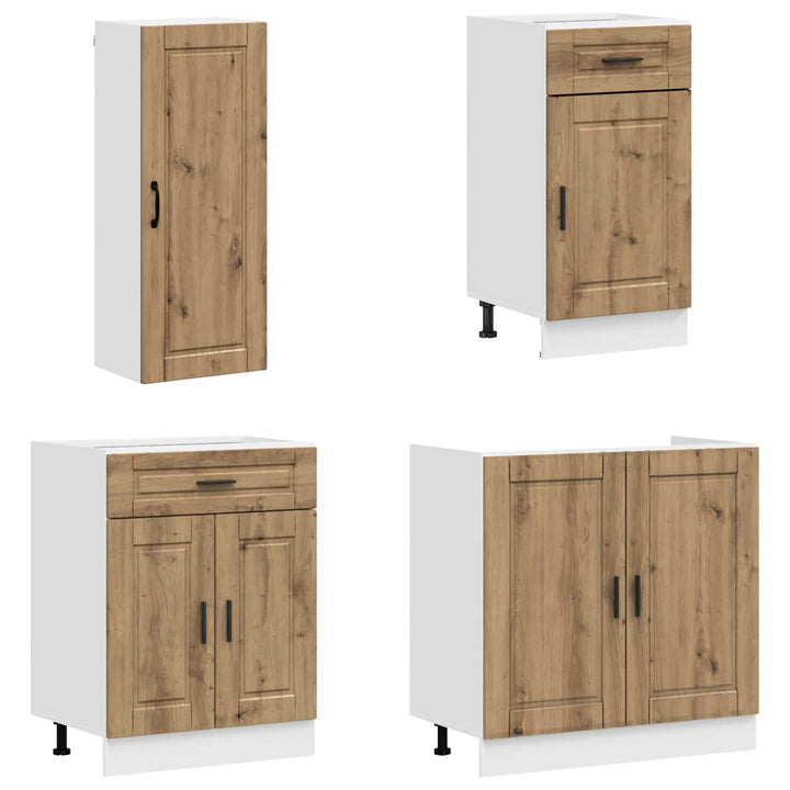 Køkken enhed PORTO 8 pcs Artisan-eg Konstrueret træ
