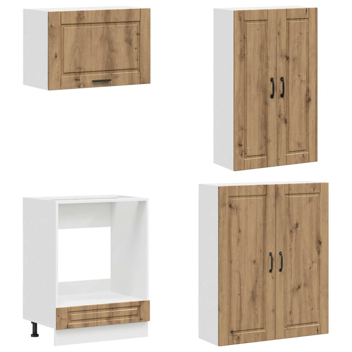 Køkken enhed PORTO 8 pcs Artisan-eg Konstrueret træ