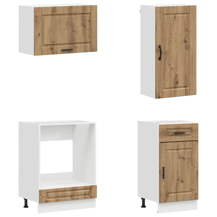 Køkken enhed PORTO 8 pcs Artisan-eg Konstrueret træ