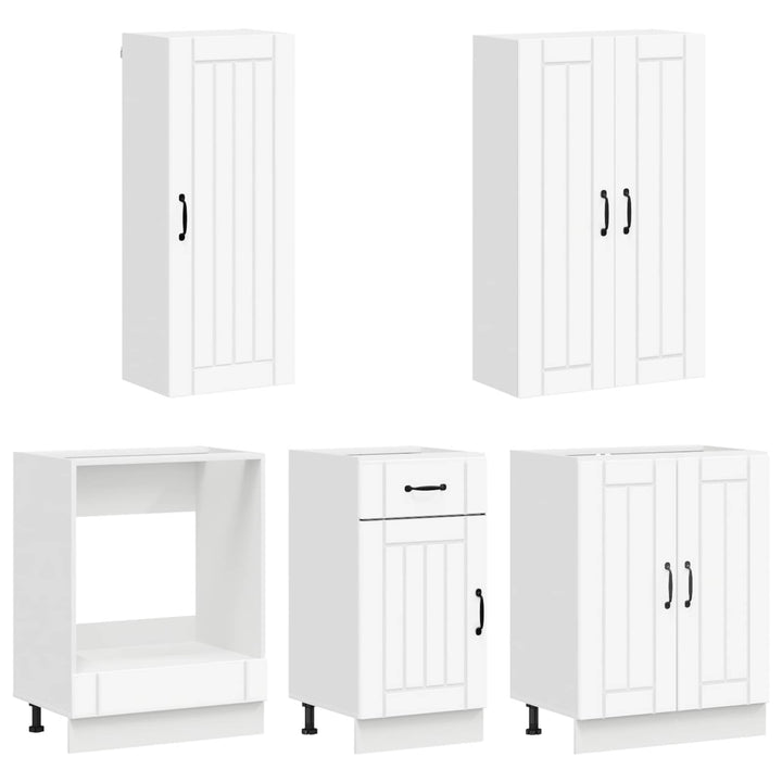 Køkken enhed LUCCA 5 pcs Hvid