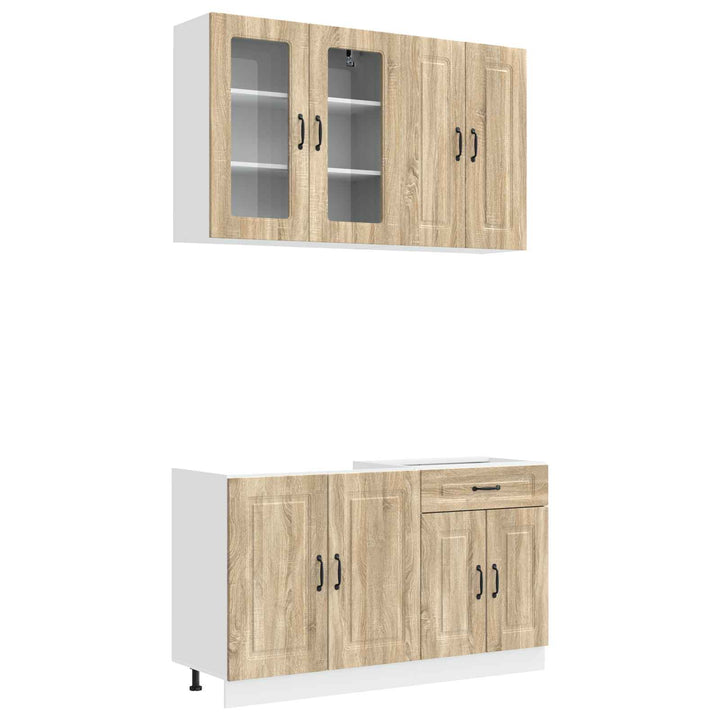 Køkken enhed KALMAR 4 pcs Sonoma-eg Konstrueret træ
