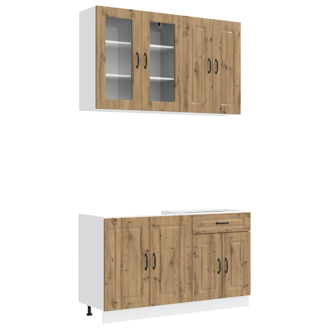 Køkken enhed KALMAR 4 pcs Artisan-eg Konstrueret træ