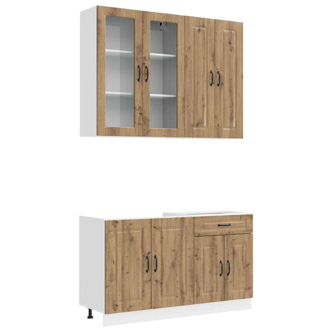 Køkken enhed KALMAR 4 pcs Artisan-eg Konstrueret træ