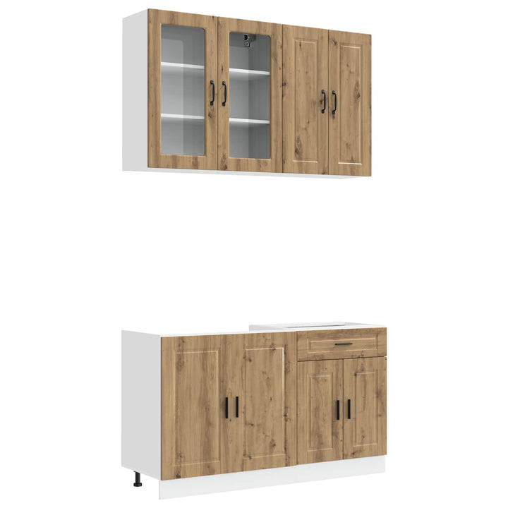 Køkken enhed PORTO 4 pcs Artisan-eg Konstrueret træ