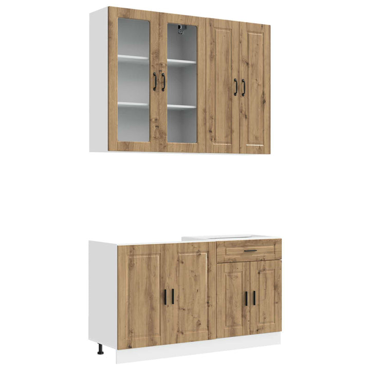 Køkken enhed PORTO 4 pcs Artisan-eg Konstrueret træ