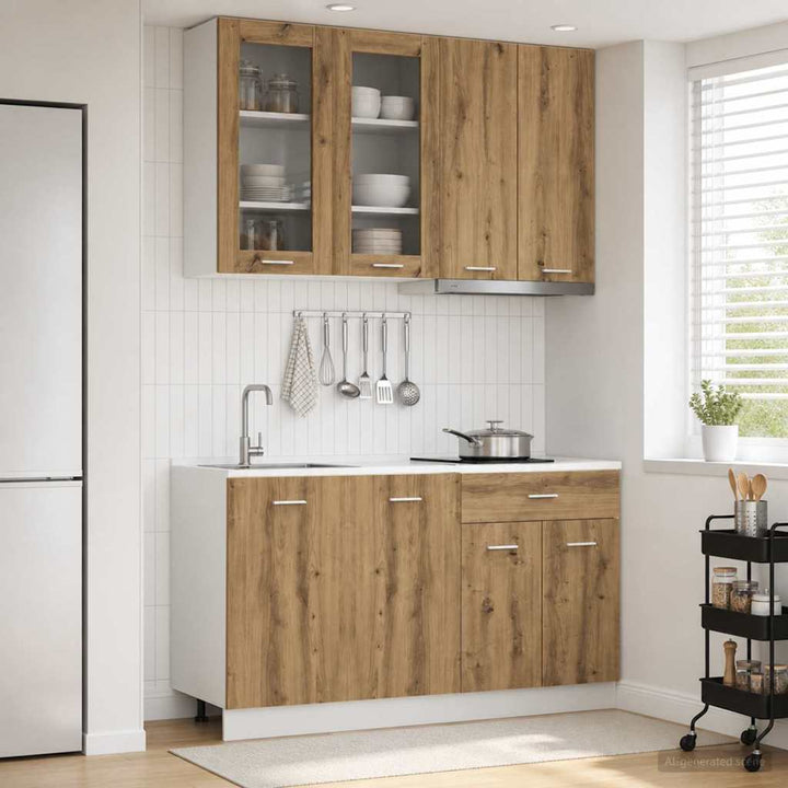 Køkken enhed LYON 4 pcs Artisan-eg Konstrueret træ