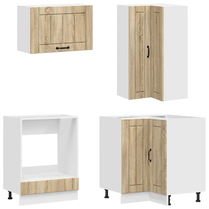 Køkken enhed LUCCA 8 pcs Sonoma-eg Konstrueret træ
