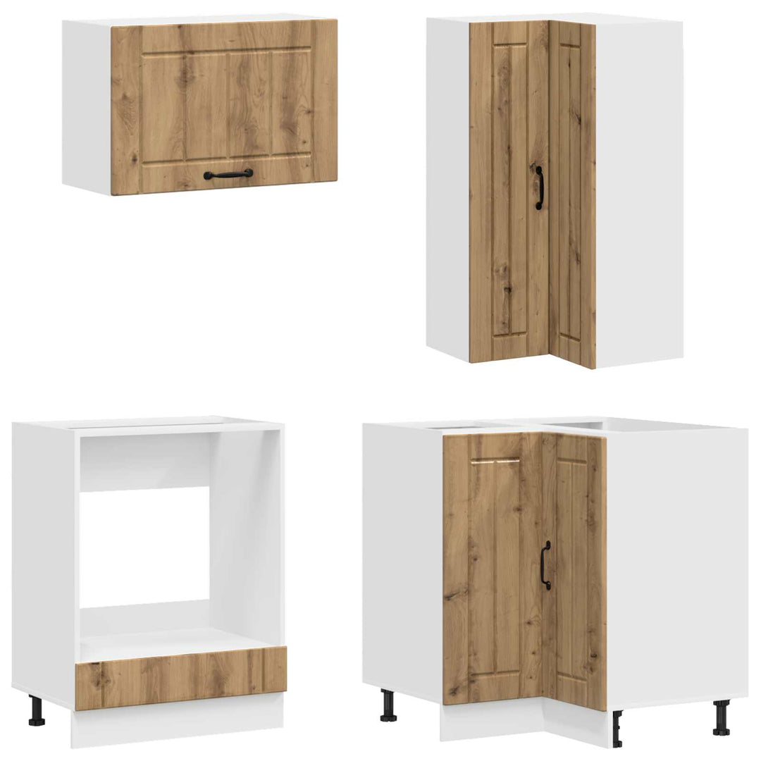 Køkken enhed LUCCA 8 pcs Artisan-eg Konstrueret træ