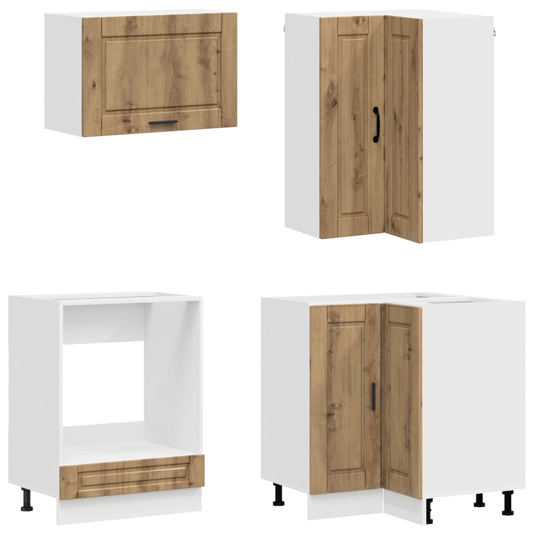 Køkken enhed PORTO 8 pcs Artisan-eg Konstrueret træ