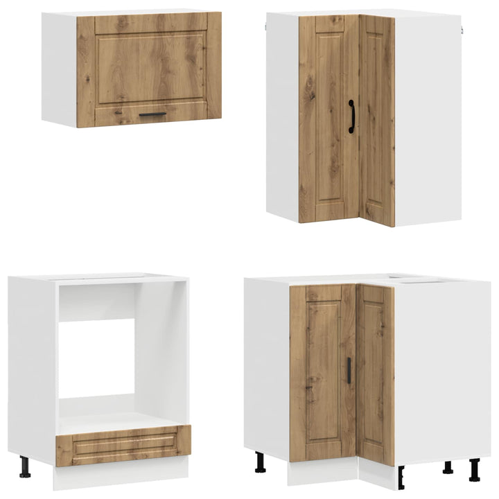 Køkken enhed PORTO 8 pcs Artisan-eg Konstrueret træ