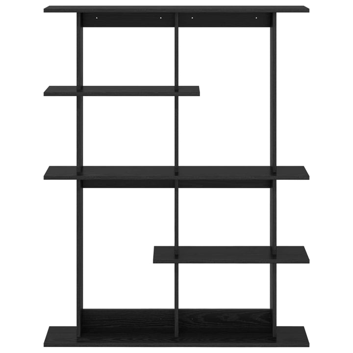 Væghylde Sort eg 102 x 20 x 130 cm Konstrueret træ