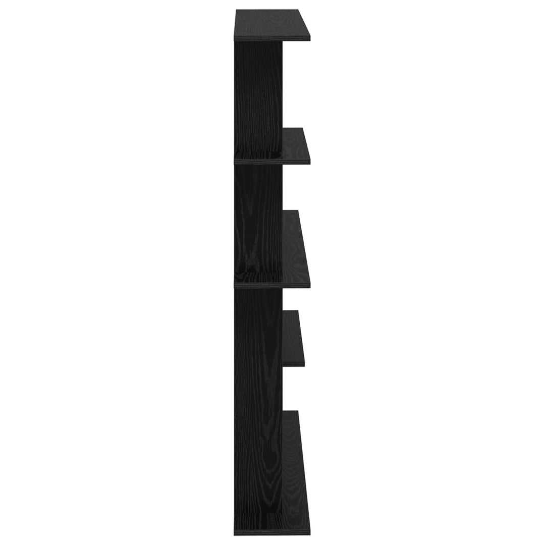 Væghylde Sort eg 102 x 20 x 130 cm Konstrueret træ