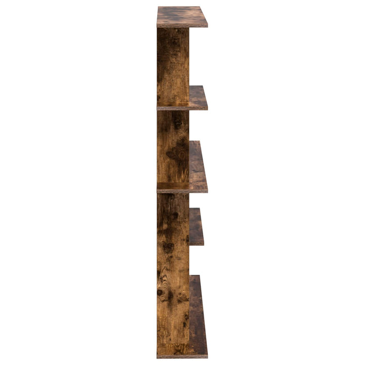 Væghylde Røget eg 102 x 20 x 130 cm Konstrueret træ