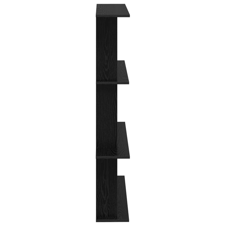 Væghylde Sort eg 100 x 20 x 126 cm Konstrueret træ