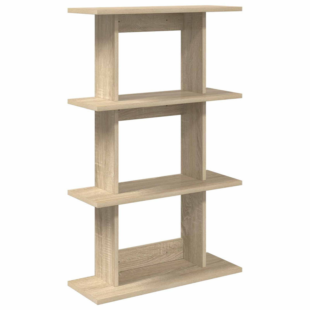 Væghylde Vægmonteret Sonoma-eg 56 x 20 x 90 cm Konstrueret træ