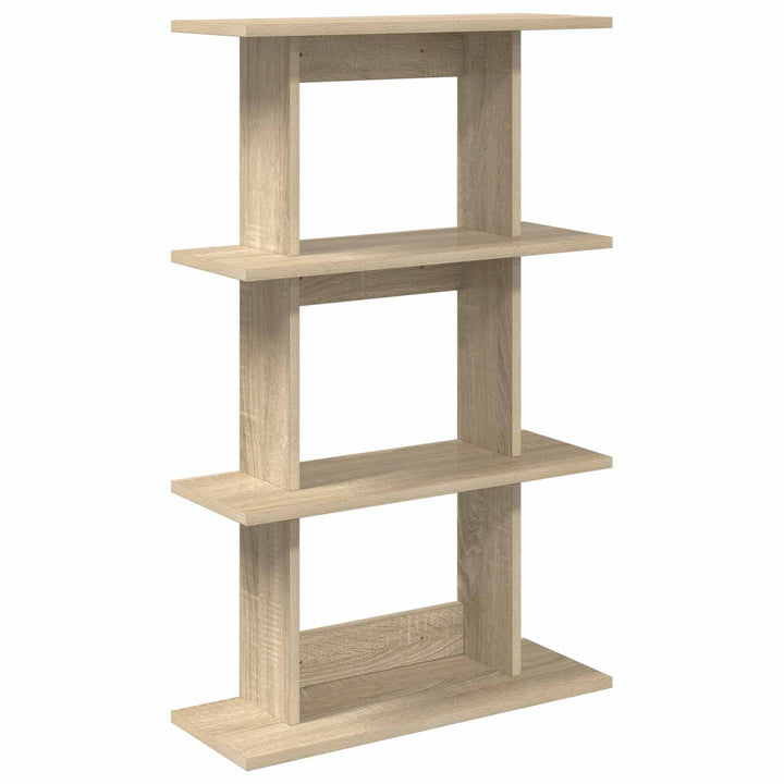 Væghylde Vægmonteret Sonoma-eg 56 x 20 x 90 cm Konstrueret træ