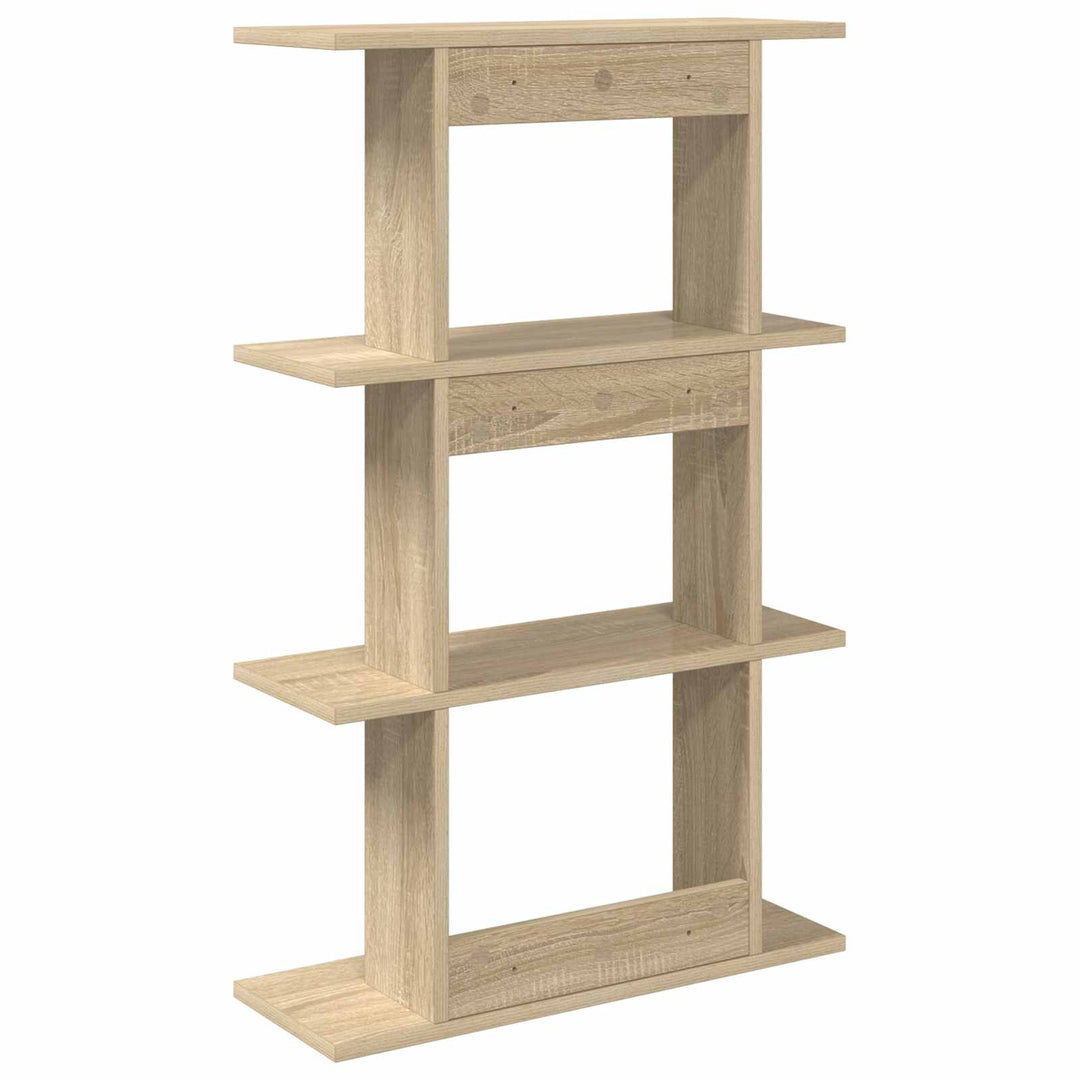 Væghylde Vægmonteret Sonoma-eg 56 x 20 x 90 cm Konstrueret træ