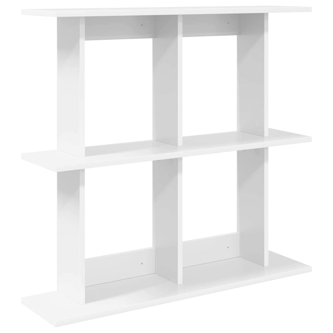 Væghylde Vægmonteret Hvid 100 x 20 x 75 cm Konstrueret træ