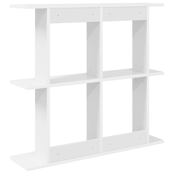 Væghylde Vægmonteret Hvid 100 x 20 x 75 cm Konstrueret træ