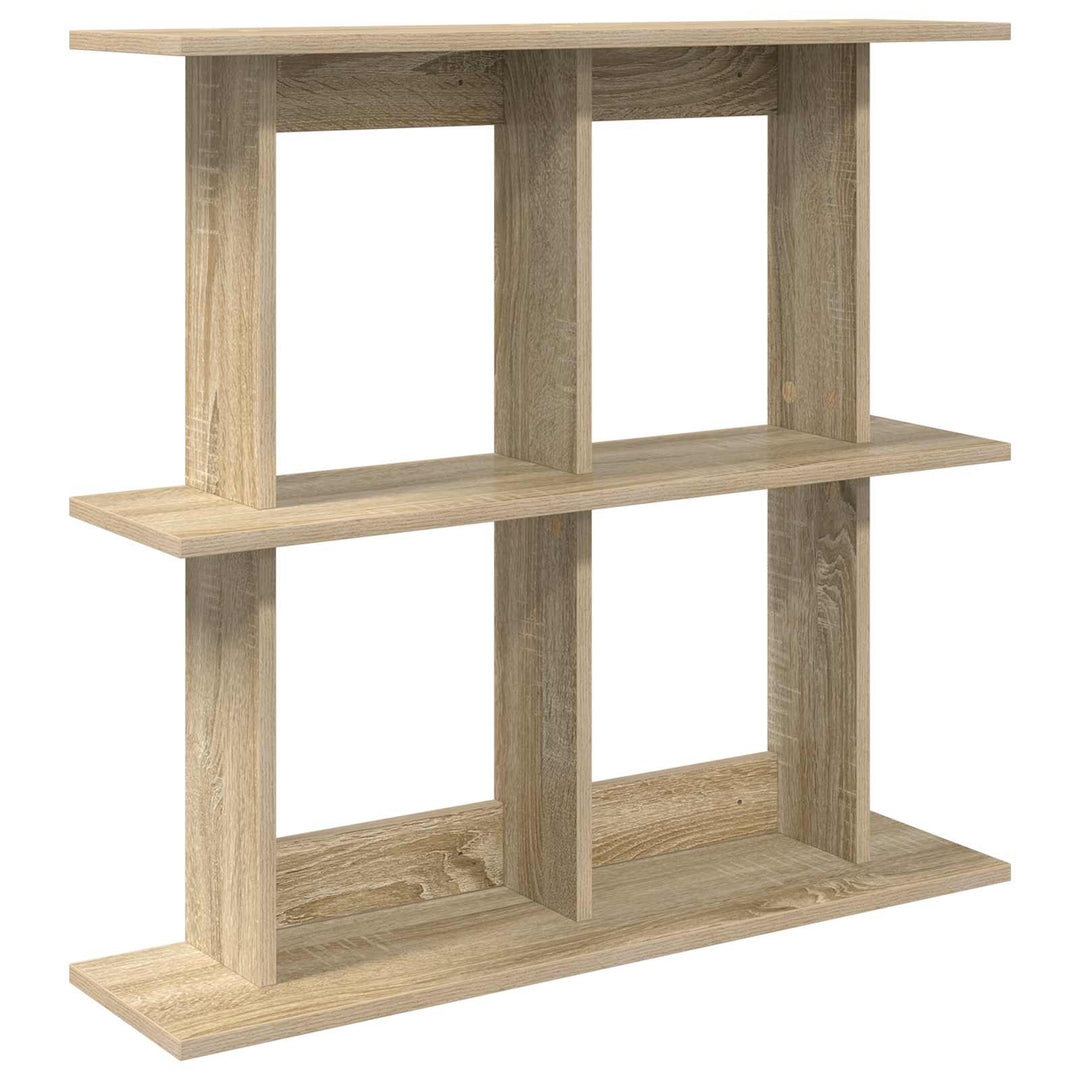 Væghylde Vægmonteret Sonoma-eg 100 x 20 x 75 cm Konstrueret træ
