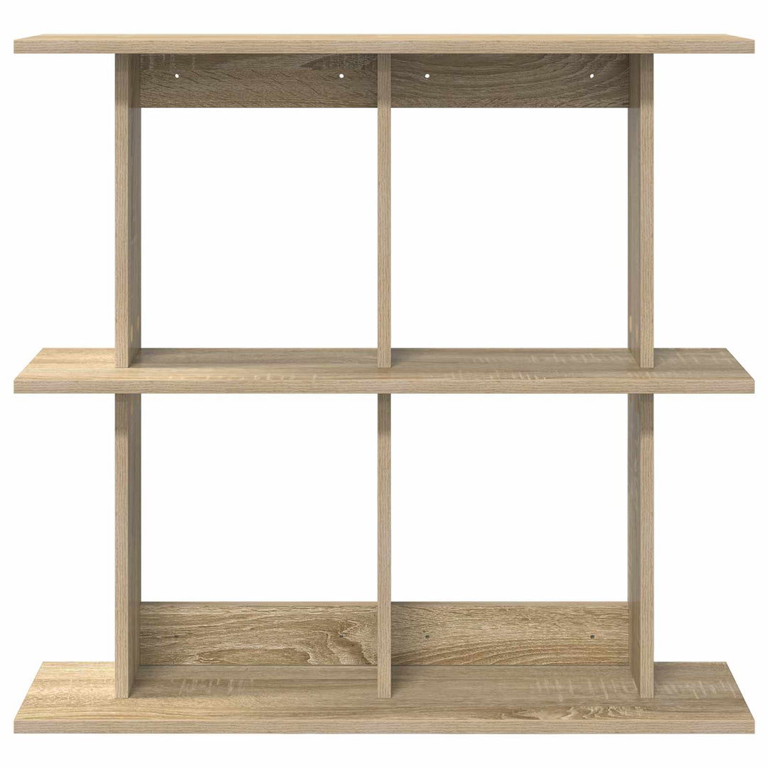 Væghylde Vægmonteret Sonoma-eg 100 x 20 x 75 cm Konstrueret træ