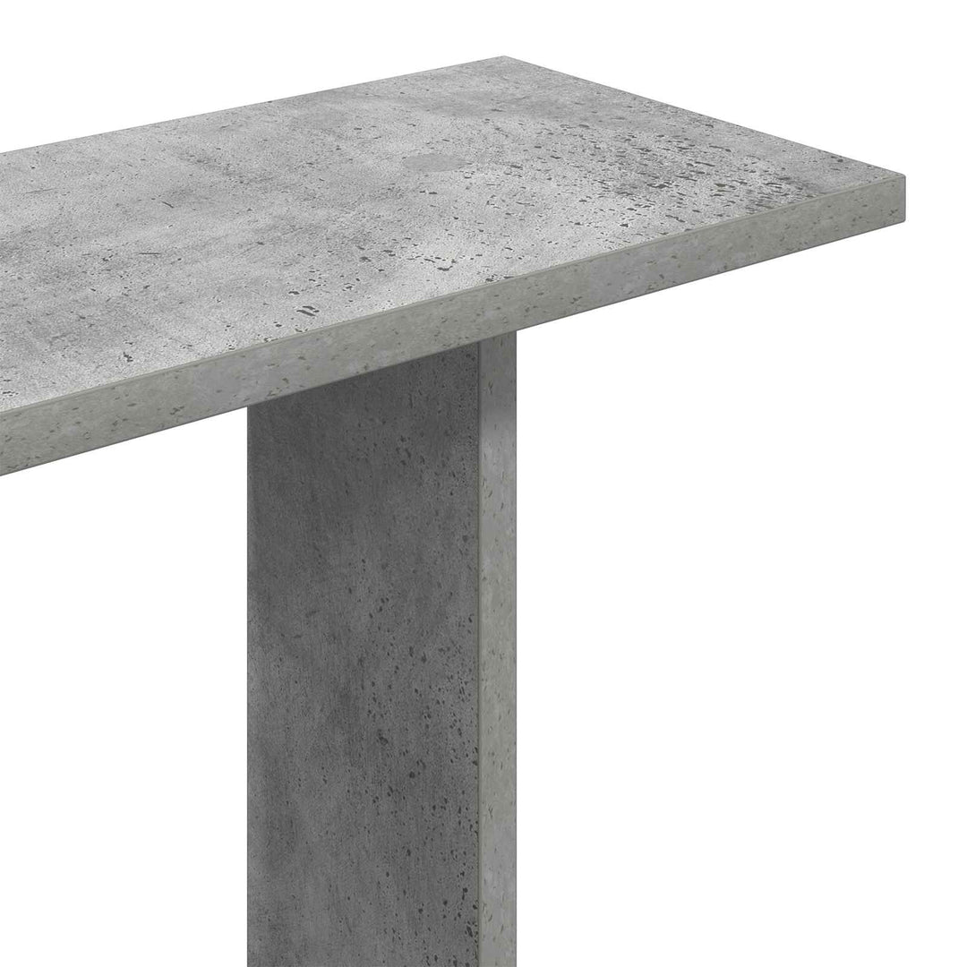 Væghylde Vægmonteret Betongrå 100 x 20 x 75 cm Konstrueret træ