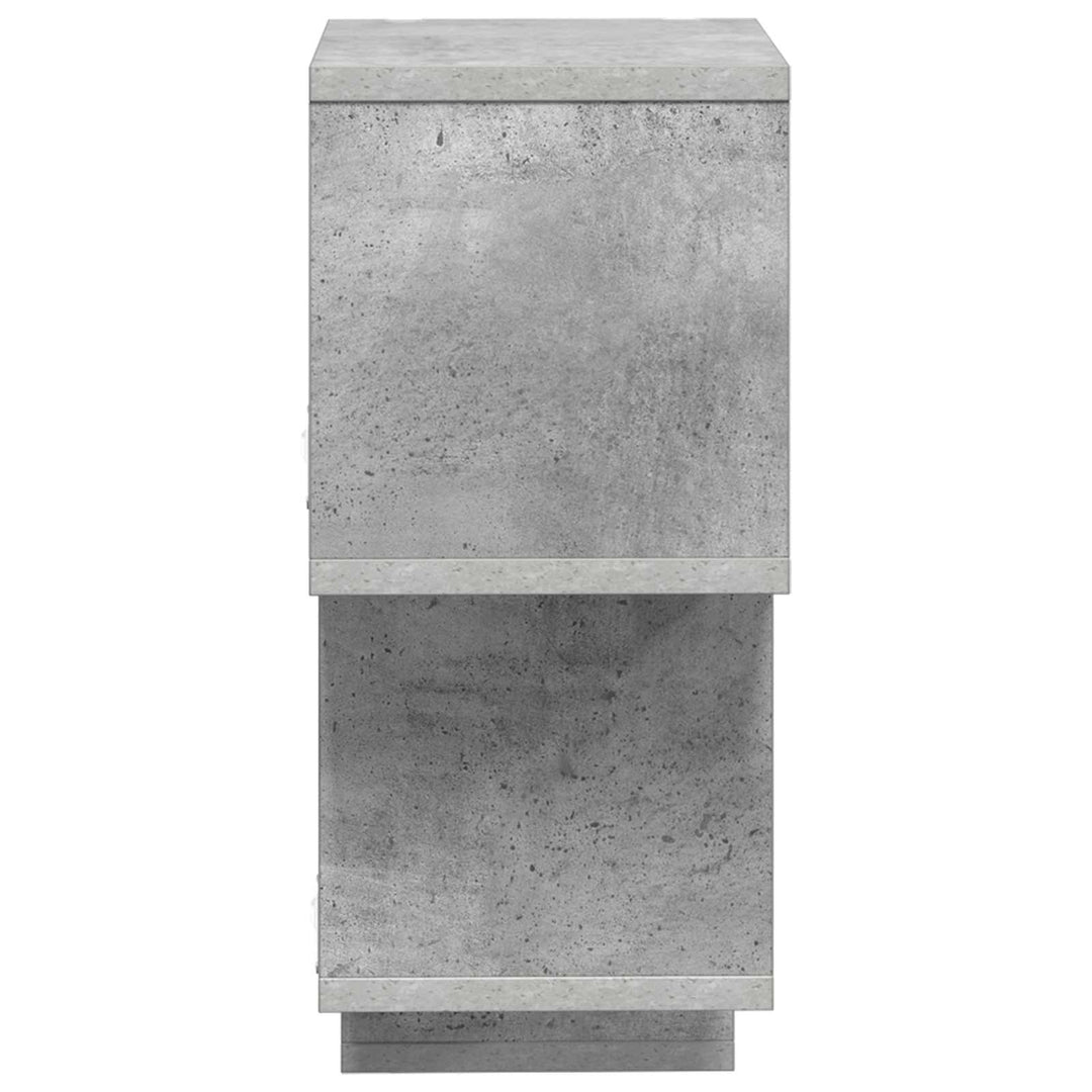 Svævende hylde Vægmonteret Betongrå 87 x 20 x 55 cm
