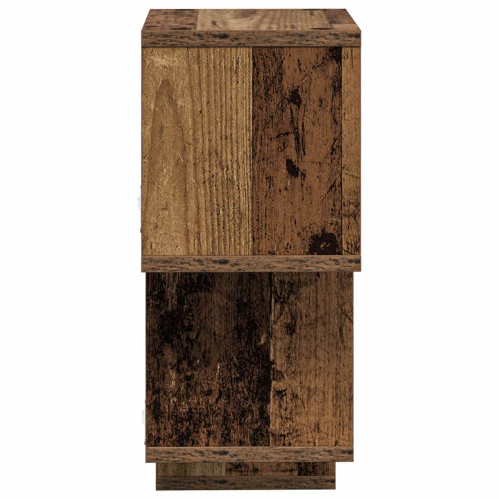 Svævende hylde Vægmonteret Gammelt træ 87 x 20 x 55 cm
