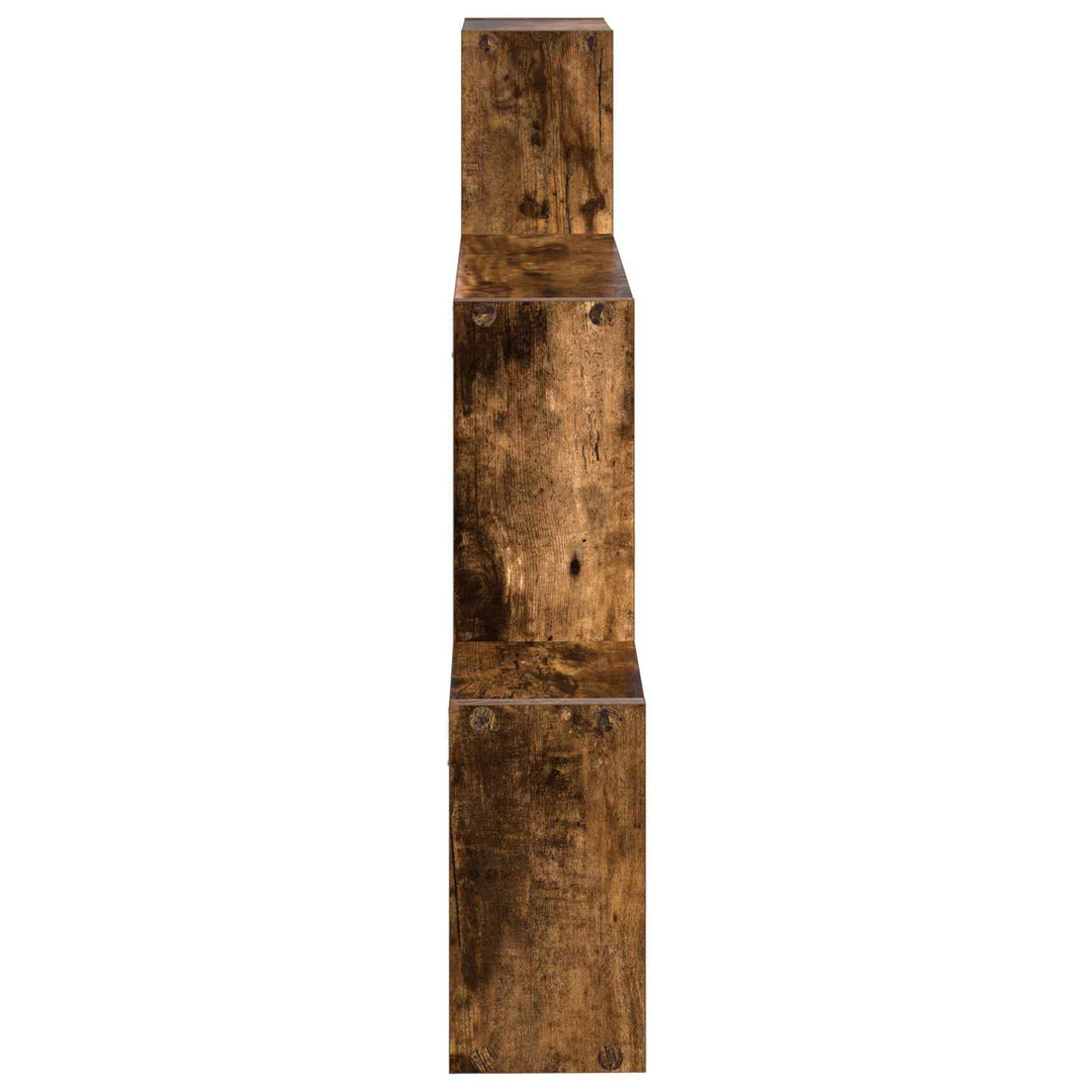 Væghylde Vægmonteret Røget eg 91,5 x 15 x 76 cm Konstrueret træ
