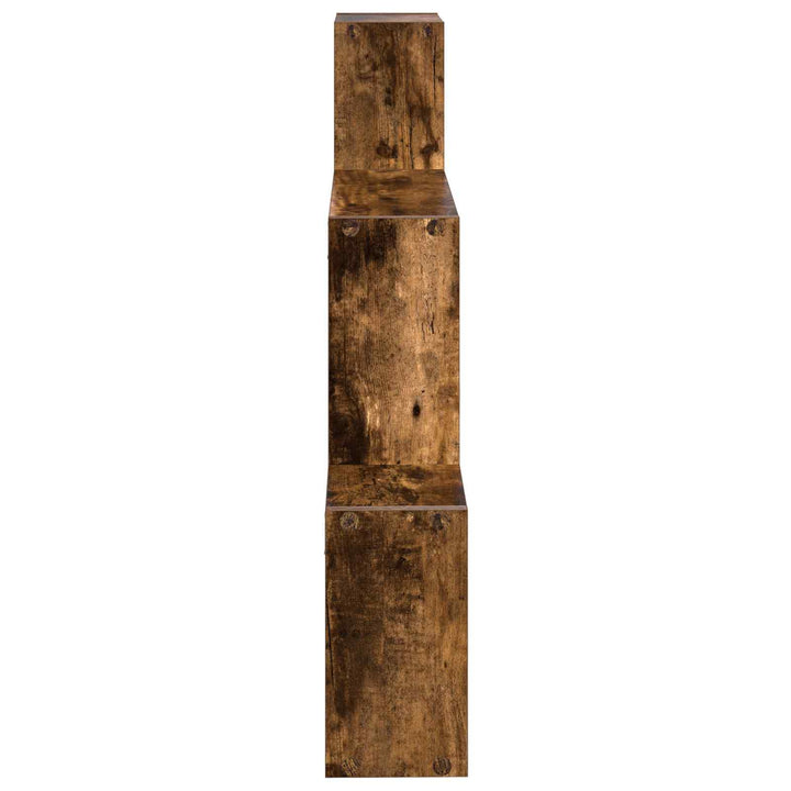 Væghylde Vægmonteret Røget eg 91,5 x 15 x 76 cm Konstrueret træ