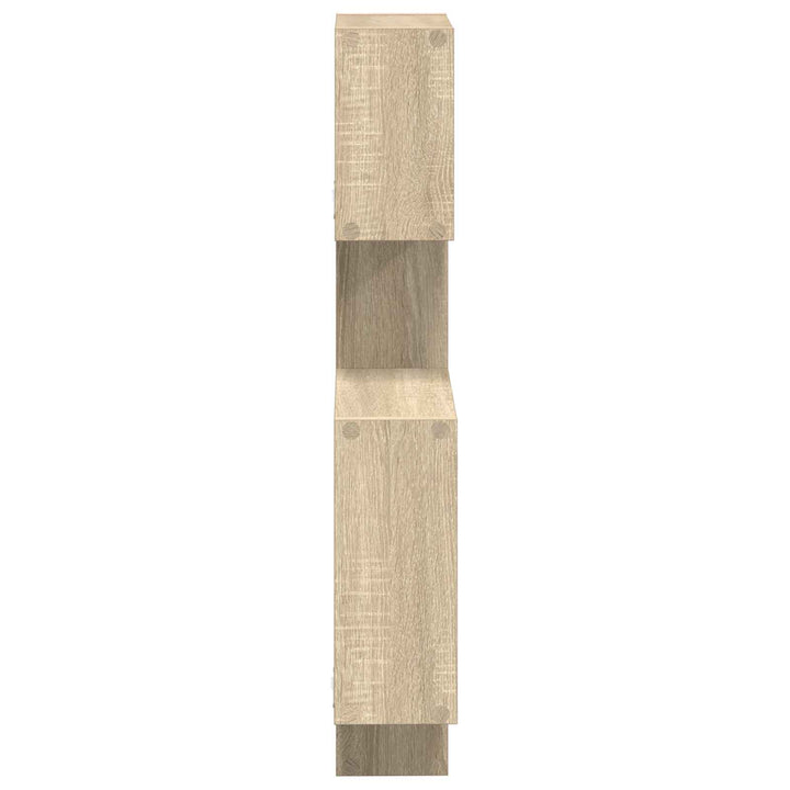 Væg Kub Hylder Vægmonteret Sonoma-eg 64 x 13,5 x 91,5 cm