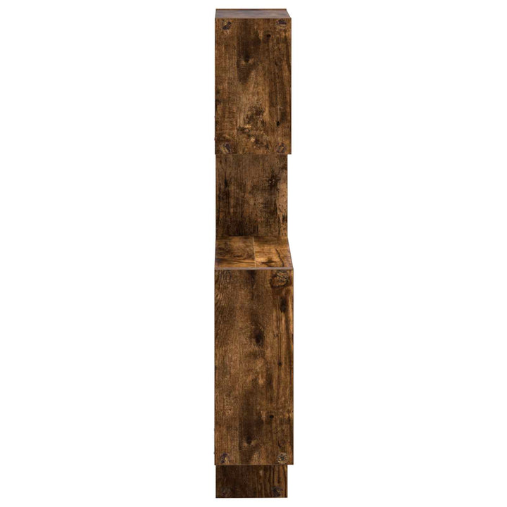 Væg Kub Hylder Vægmonteret Røget eg 64 x 13,5 x 91,5 cm