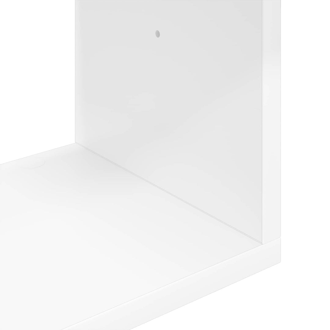 Væghylde Vægmonteret Hvid 95 x 20 x 69,5 cm Konstrueret træ