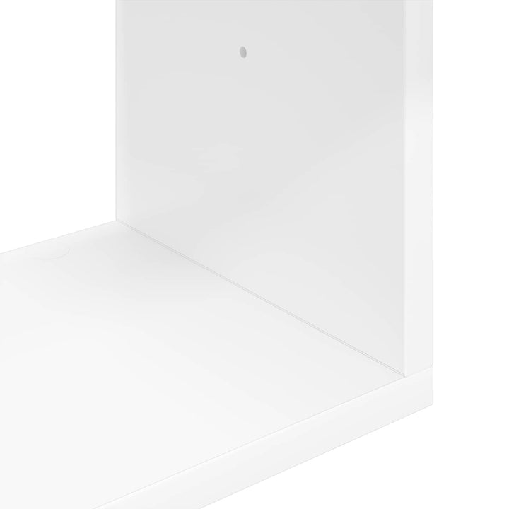 Væghylde Vægmonteret Hvid 95 x 20 x 69,5 cm Konstrueret træ