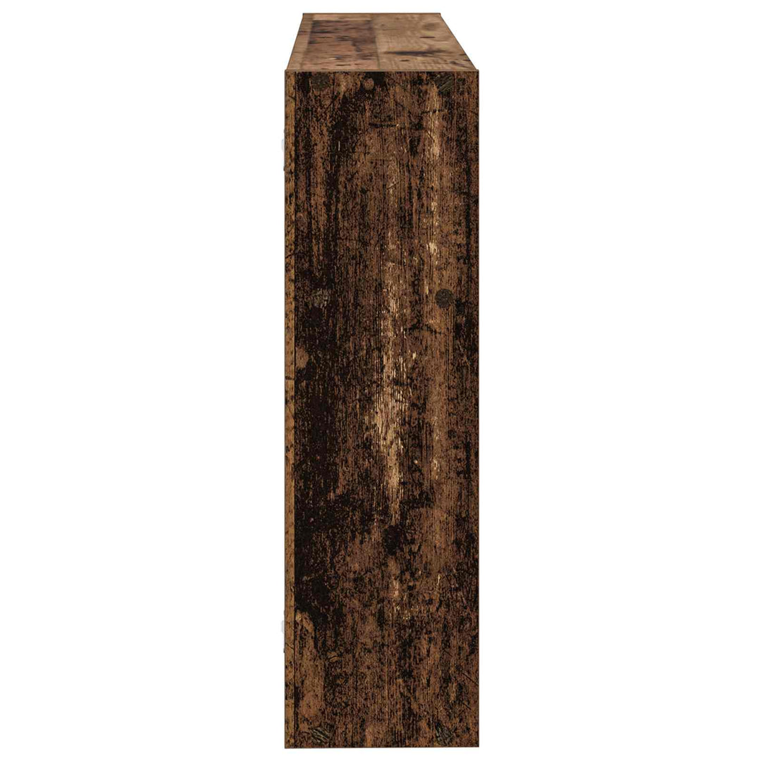 Væghylde Vægmonteret Gammelt træ 95 x 20 x 69,5 cm
