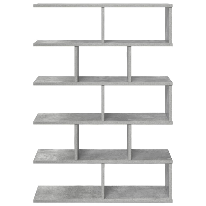 Væghylde Betongrå 70 x 20 x 100 cm Konstrueret træ