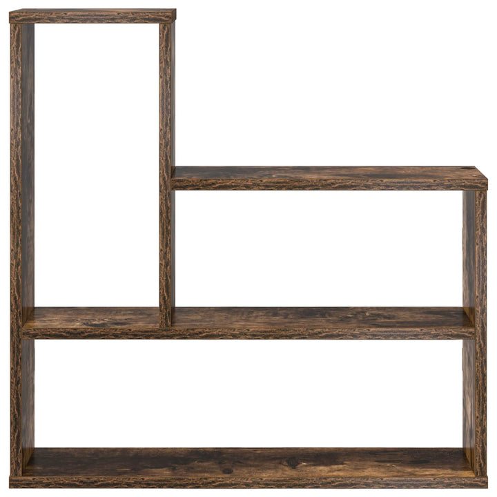 Væghylde Røget eg 60 x 11 x 60 cm Konstrueret træ